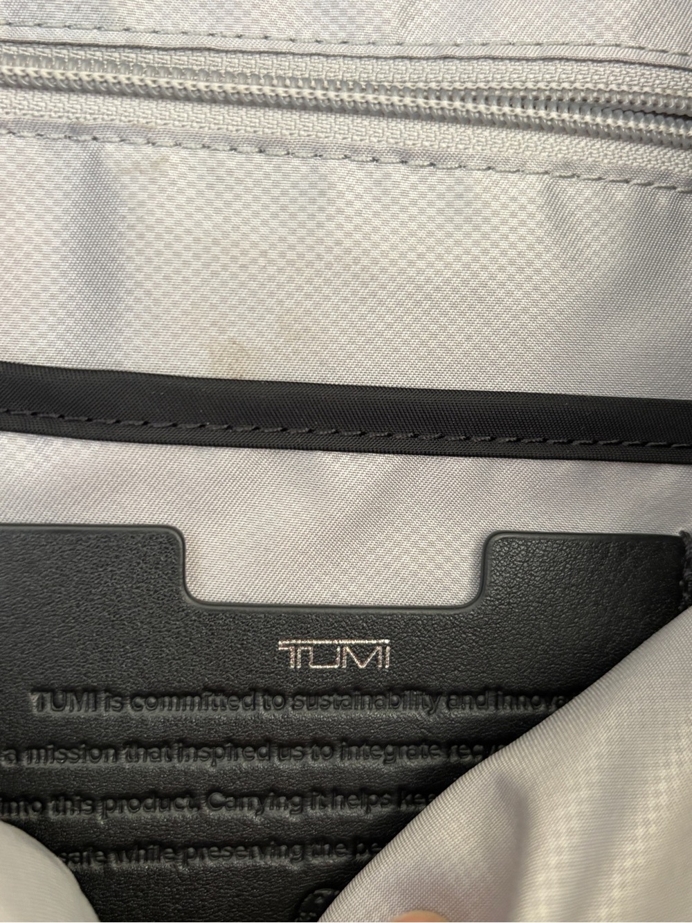 TUMI lightweight nylon backpack